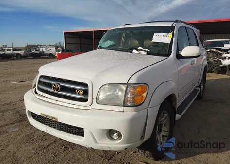 2003 Toyota Sequoia Limited V8 z USA, uszkodzony, nr VIN 5TDBT48A73S145929
